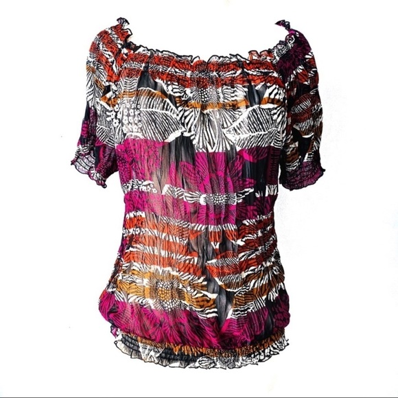 East 5th Tops - East 5th sheer summer top size L